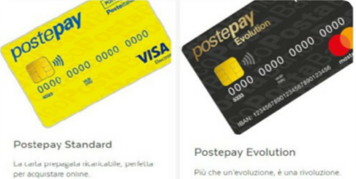 Karmarando metodi di pagamento carte prepagate postepay